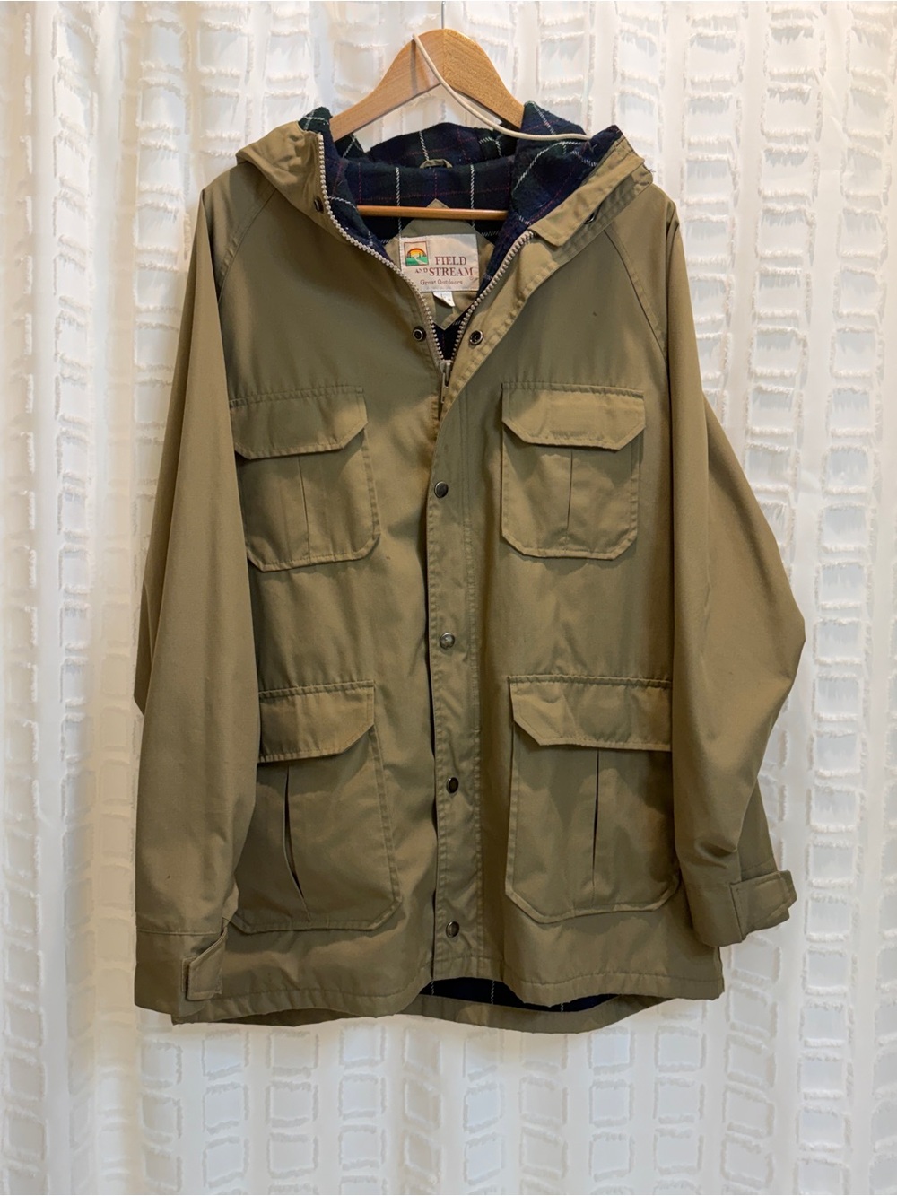 Field & Stream Hooded Military-Style Jacket